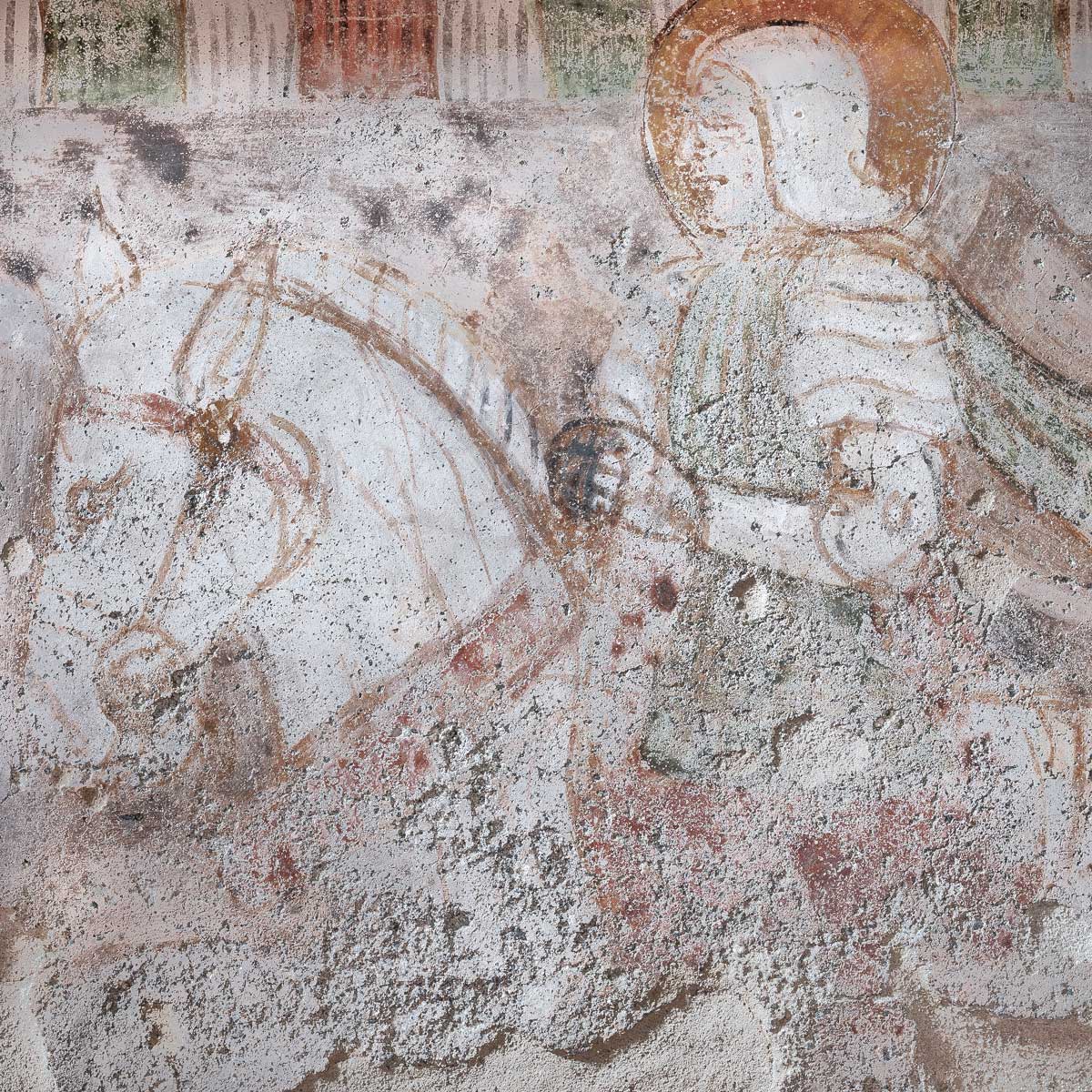 Fresco with St. George on the altar (XV century)